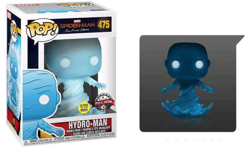  Funko POP: Hydro-Man Glows In The Dark Bobble-Head Exclusive (9,5 )