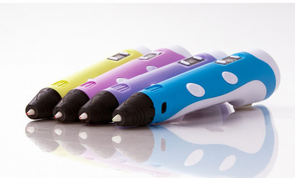 3D-ручка Spider Pen Plus с ЖК дисплеем (Pink) + набор пластика 40 метров