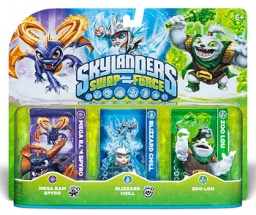 Skylanders. Swap Force.    : Zoo Lou, Mega Ram Spyro, Blizzard Chill [PS3  Xbox 360]