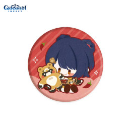  Genshin Impact: Chibi Exquisite  Delicacy Xiangling Cloth Badge