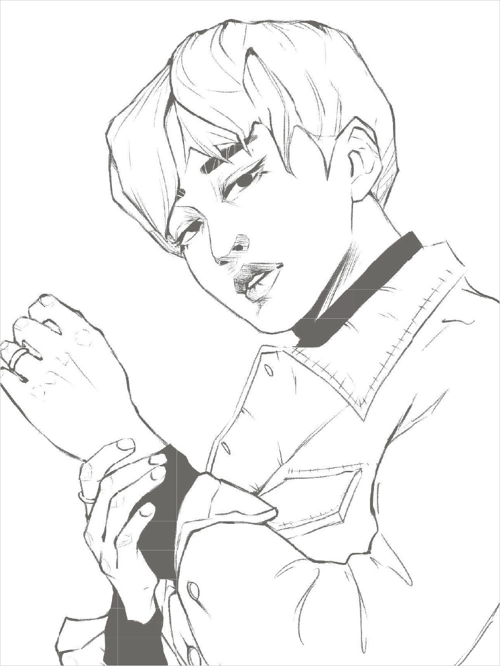 BTS Раскраска