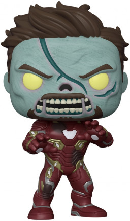  Funko POP Marvel What If...?  Zombie Iron Man Exclusive Bobble-Head (25 )