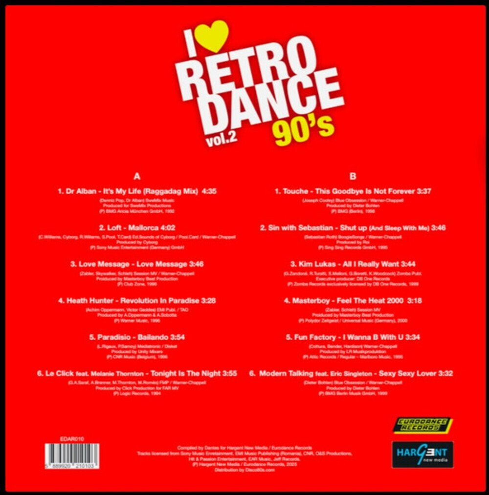 ������� � I Love Retro Dance 90s � Vol.2 (LP)