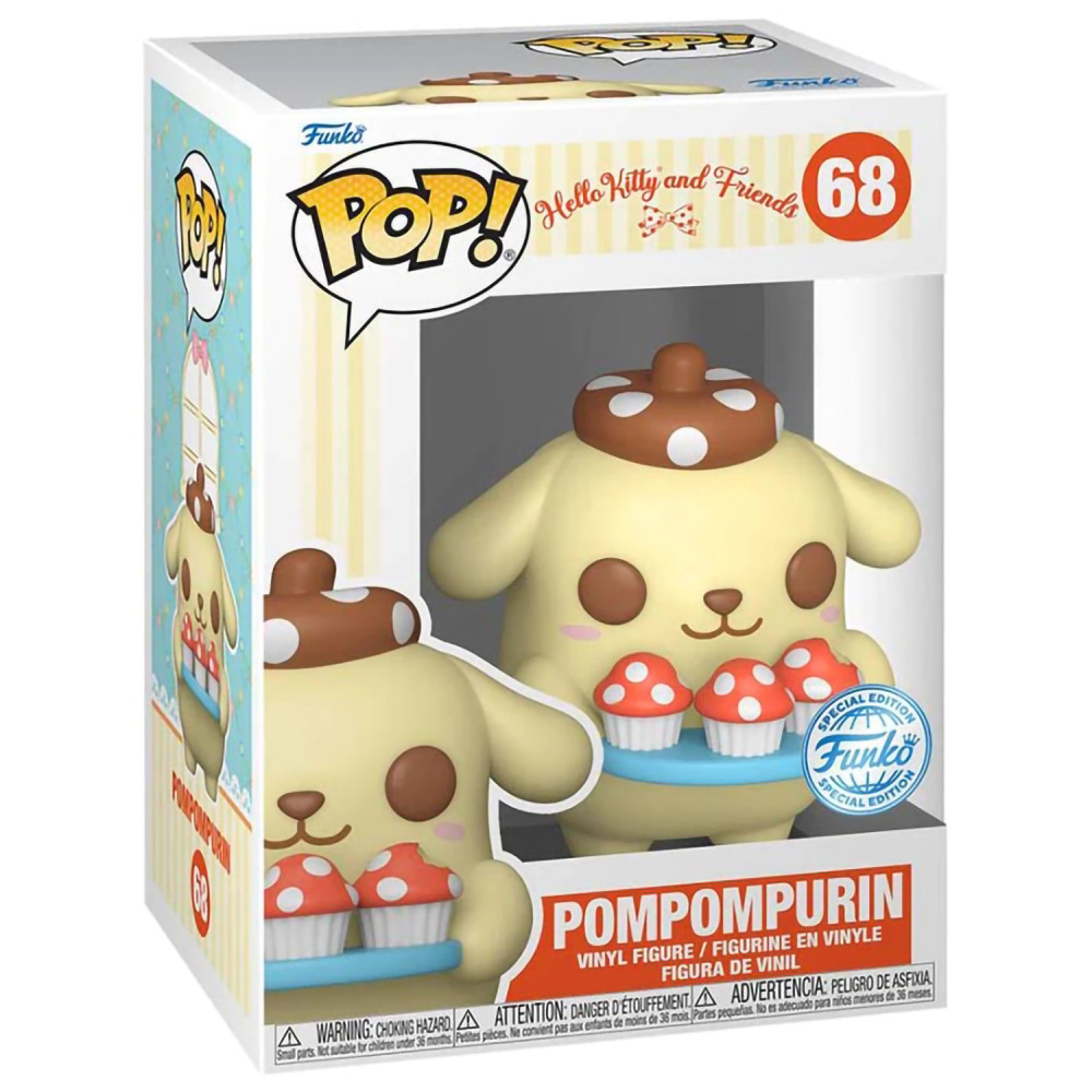 Фигурка Funko POP: Hello Kitty And Friends – Pompompurin with Tray Exclusive (9,5 см)