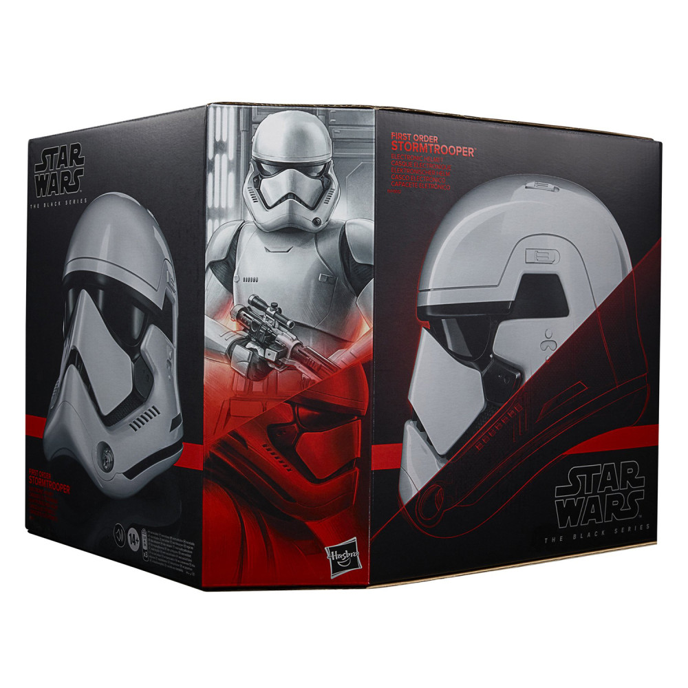   Star Wars: First Order  Stormtrooper Premium Electronic Helmet Black Series