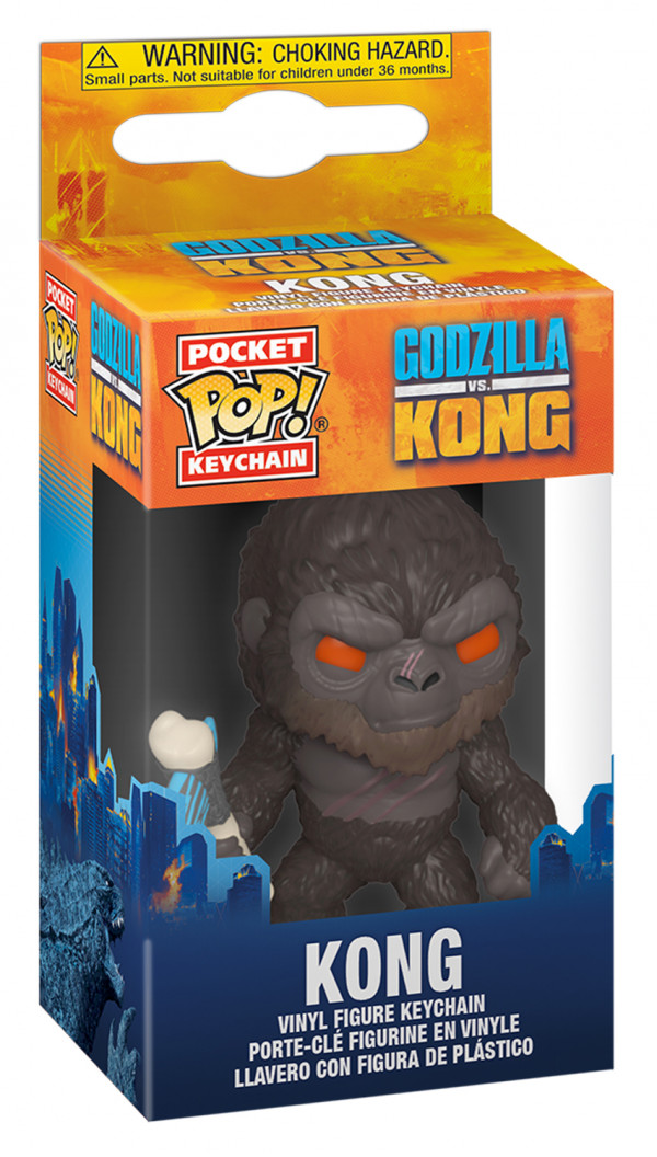 Брелок Funko Pocket POP: Godzilla Vs Kong – Kong With Battle Axe