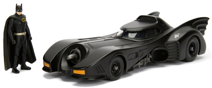  DC Batman:   1989 Batmobile ( 1:24) +  Batman Figure 2.75"