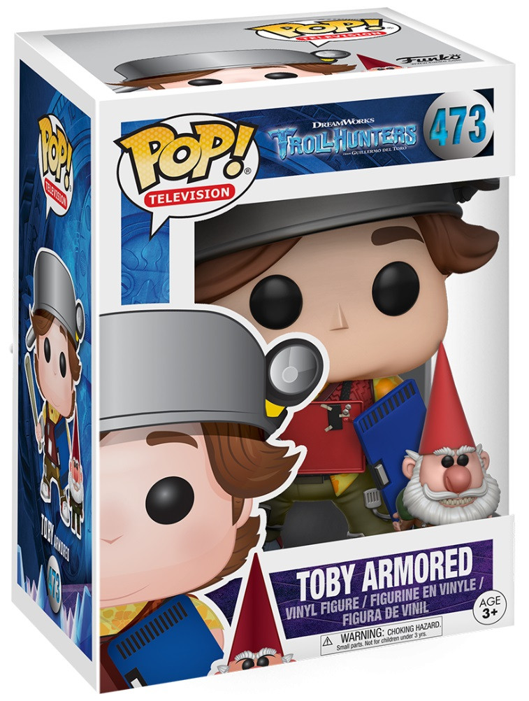Фигурка Funko POP Television: Trollhunters – Toby Armored (9,5 см)