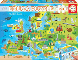 Puzzle Карта Европы (150 деталей)
