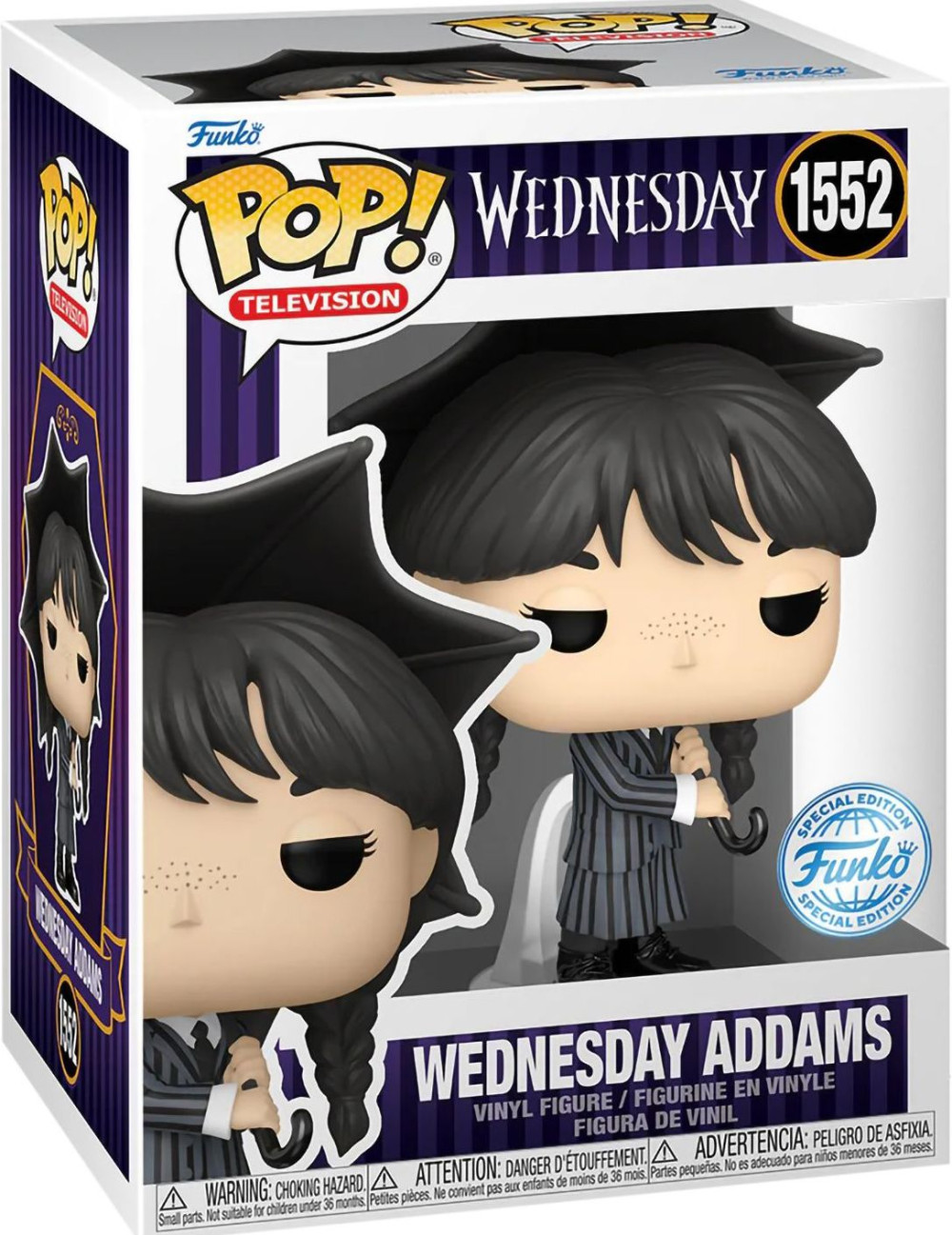 Фигурка Funko POP Television: Wednesday – Wednesday Addams with Umbrella Exclusive (9,5 см)