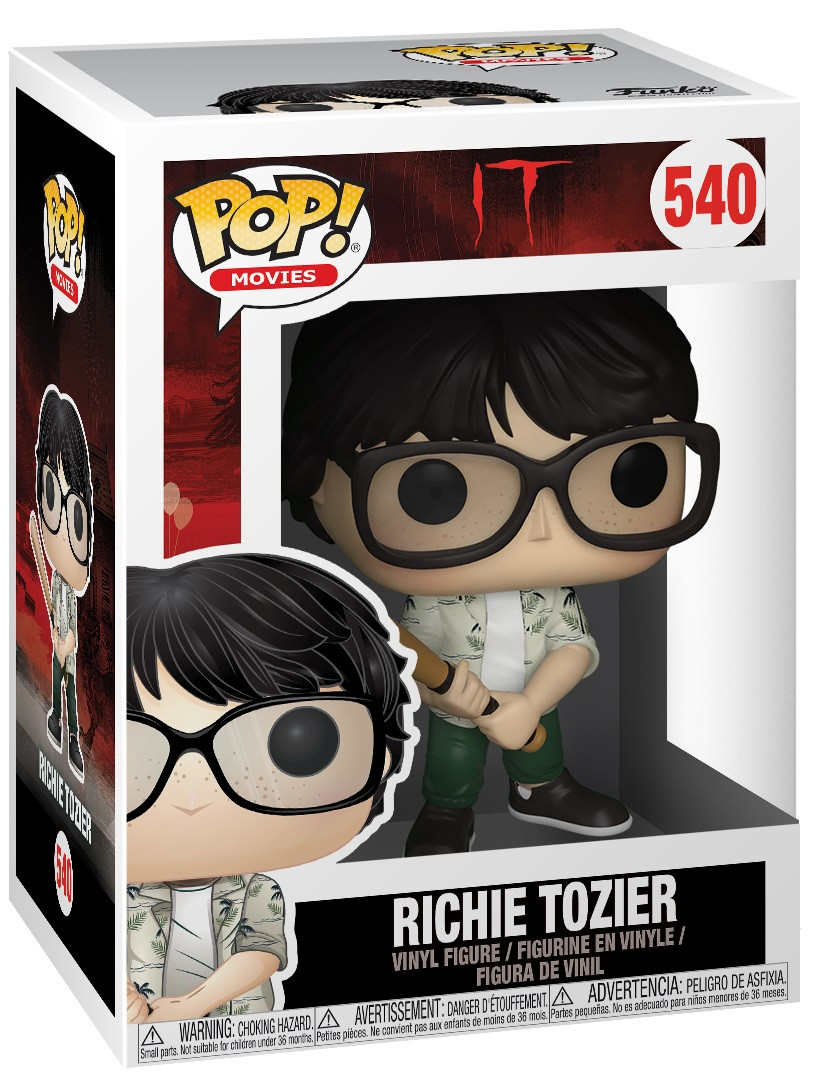  Funko POP Movies: IT  Richie Tozier Holding Bat (9,5 )