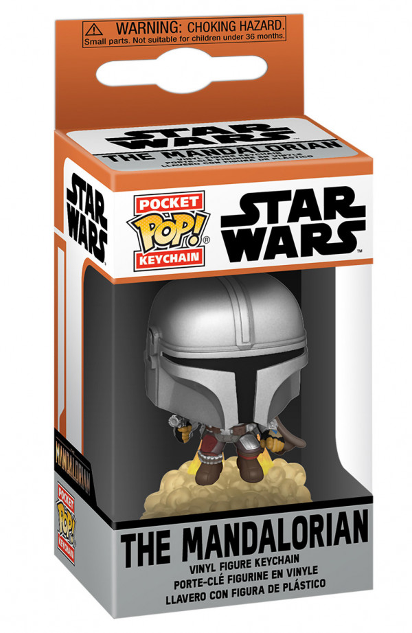 Брелок Funko POP: Star Wars: The Mandalorian – Mandalorian With Blaster