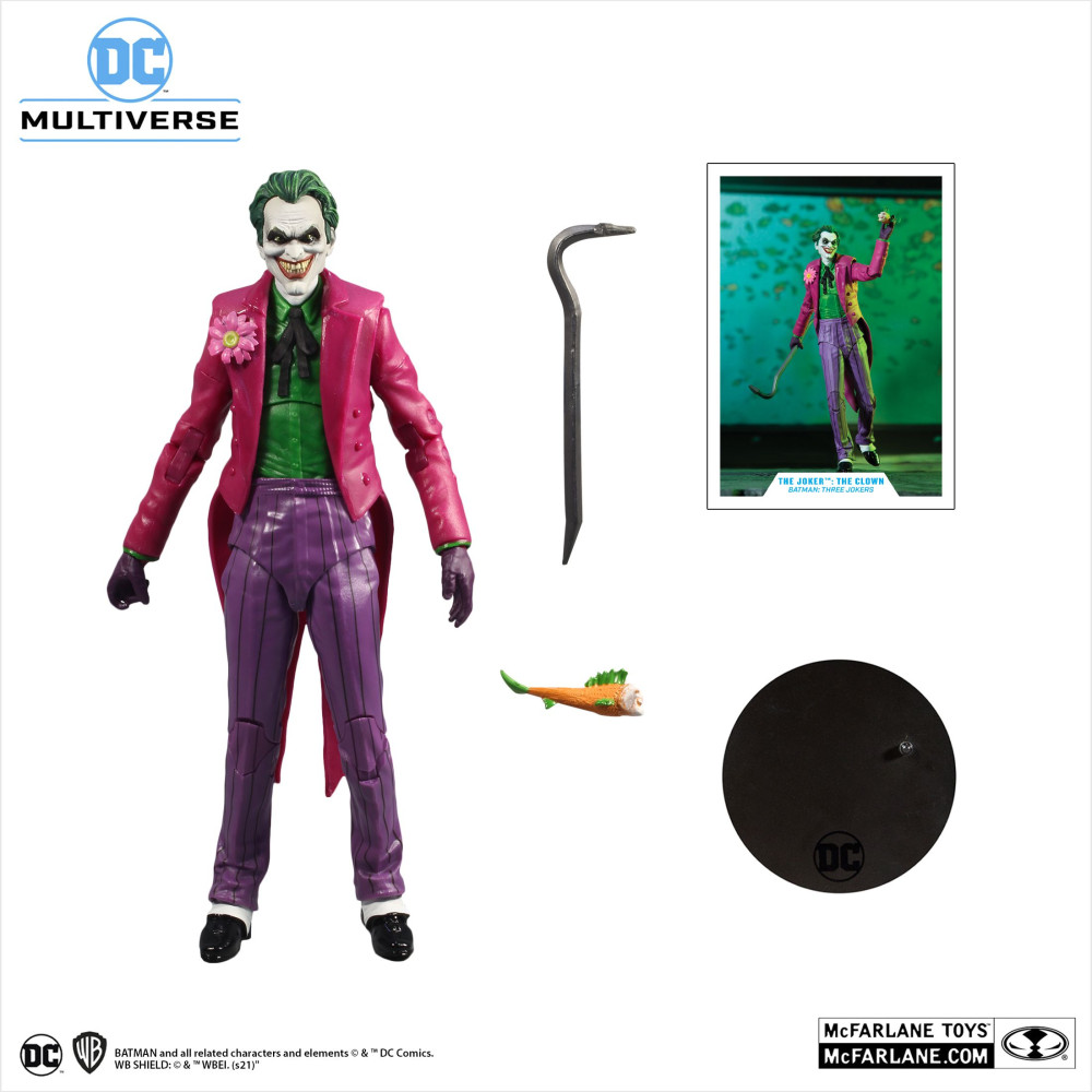  DC Multiverse Batman: Three Jokers  The Joker The Clown (18 )