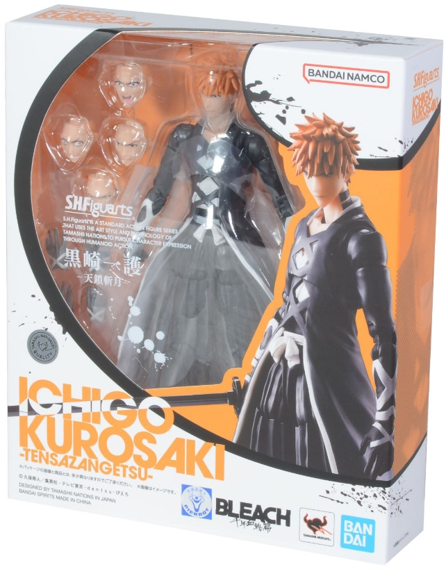 Фигурка S.H. Figuarts: Bleach – Ichigo Kurosaki Tensa Zangetsu (15,5 см)