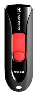 - Transcend JetFlash 590 Black/Red