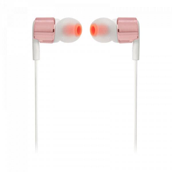Наушники JBL T210 проводные внутриканальные (розовое золото) (JBLT210RGD)