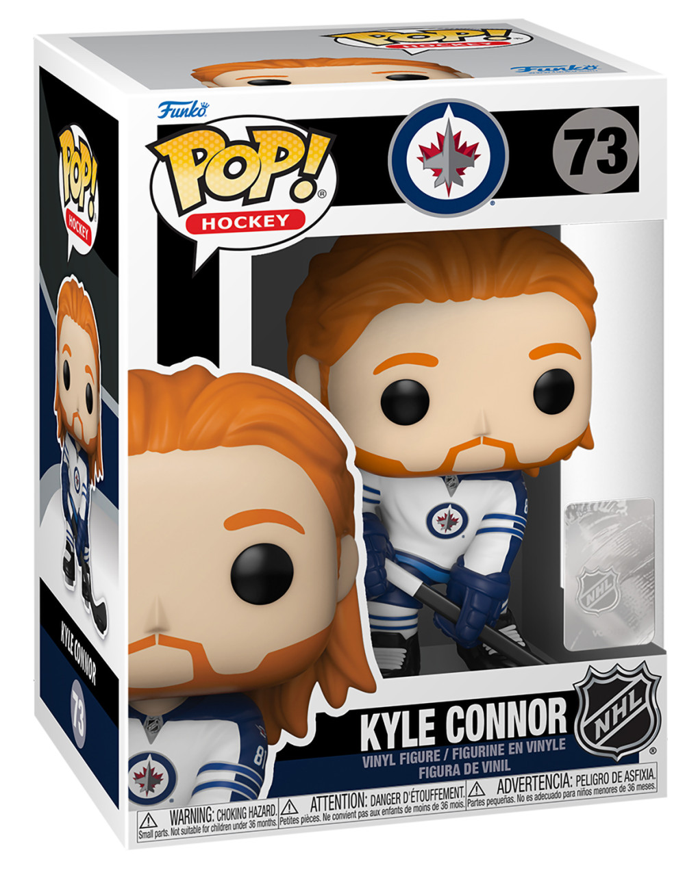  Funko POP Hockey: NHL Winnipeg Jets  Kyle Connor Home Uniform (9,5 )