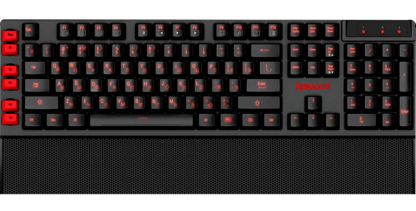 Клавиатура Redragon Yaksa RU проводная игровая с подсветкой для PC (черный)(70391)