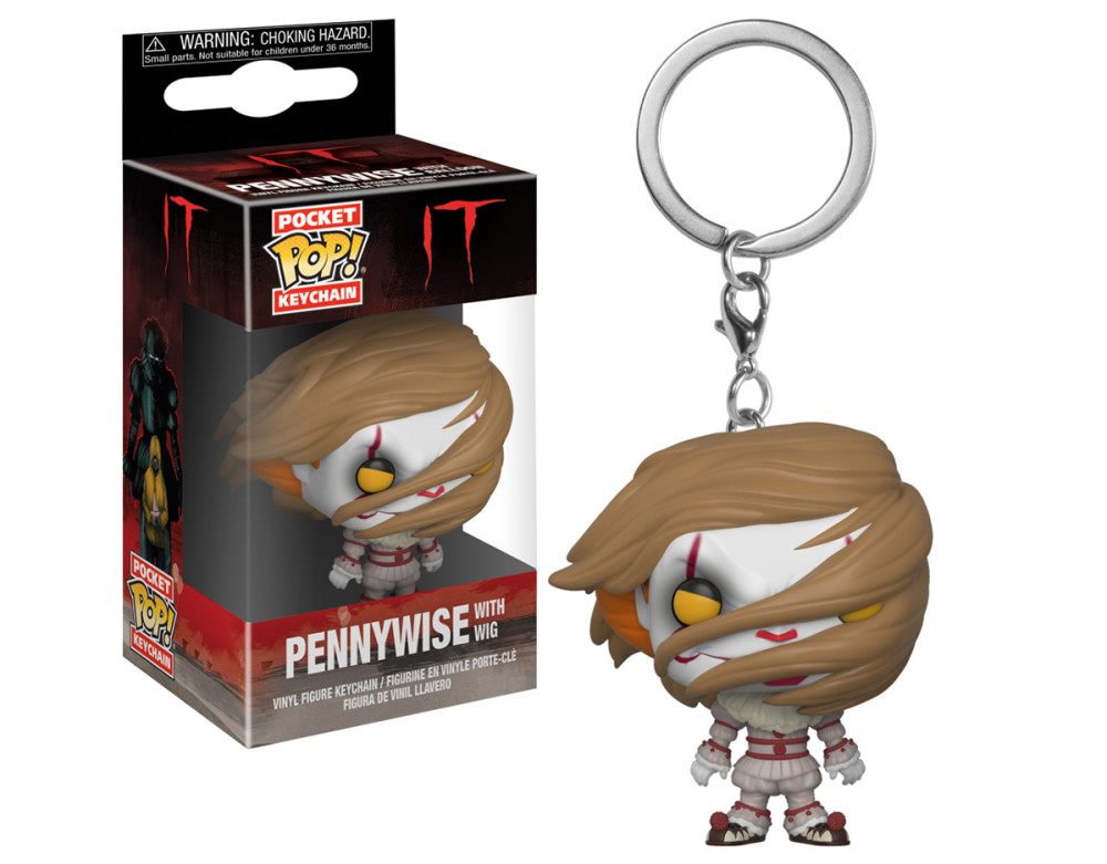  Funko Pocket Pop: IT  Pennywise With Wig