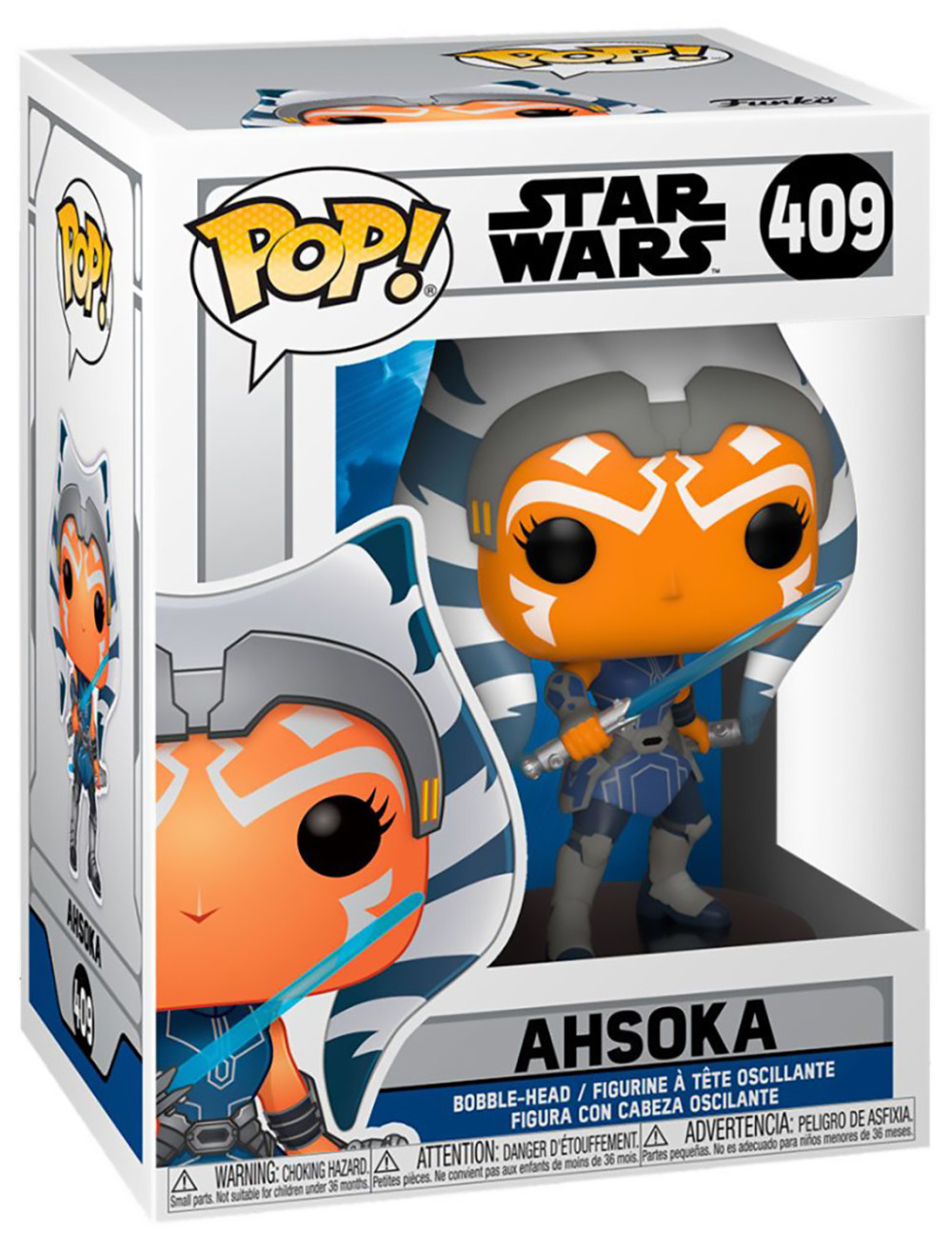  Funko POP: Star Wars: The Clone Wars  Ahsoka Bobble-Head (9,5 )