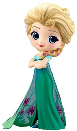  Q Posket Disney Character: Frozen  Elsa Frozen Fever Design Version A (14 )