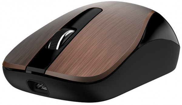 Мышь Genius ECO-8015 беспроводная для PC (коричневый металлик)