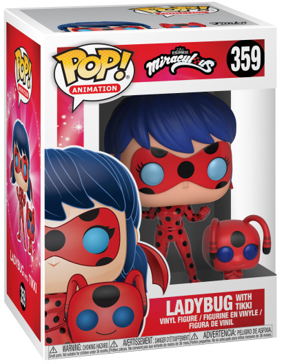  Funko POP Animation: Miraculous  Ladybug With Tikki (9,5 )