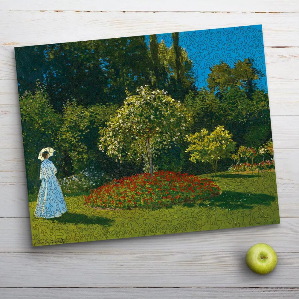Пазл Wooden Puzzles: Дама в саду