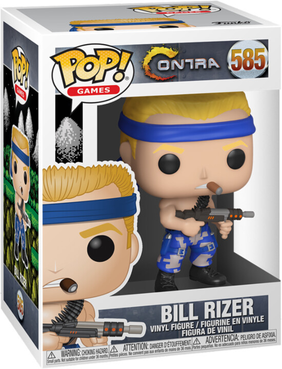 Фигурка Funko POP Games: Contra – Bill Rizer (9,5 см)