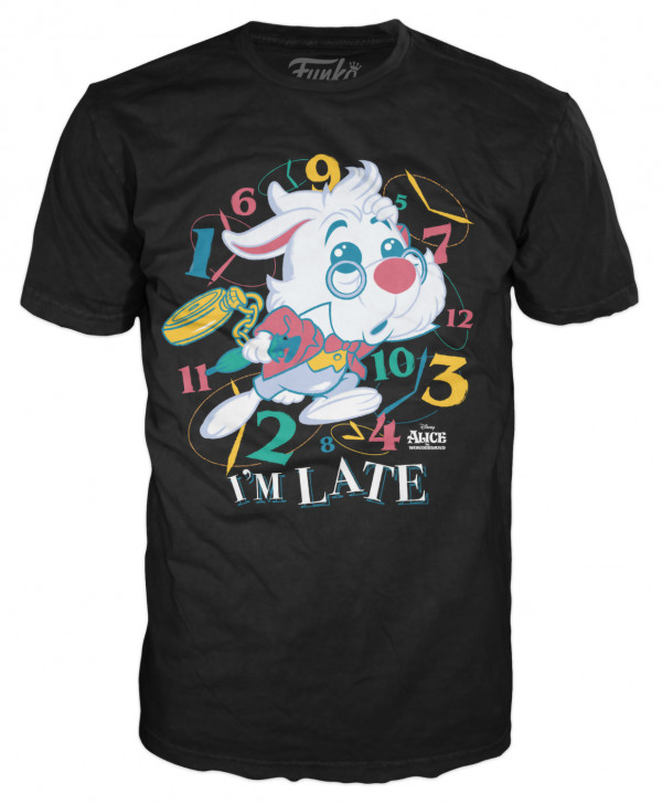 Набор Футболка + Фигурка Funko Pop Tees Alice In Wonderland: 70th Anniversary – White Rabbit Tees