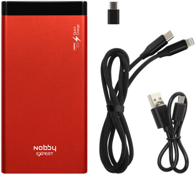 Зарядное устройство портативное Nobby Eхpert NBE-PB-10-04 (красный)