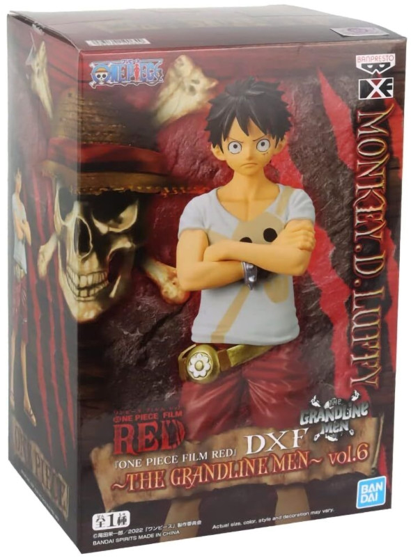 Figure DXF One Piece Film Red: The Grandline Men  Monkey D. Luffy [Vol.6] (16 )