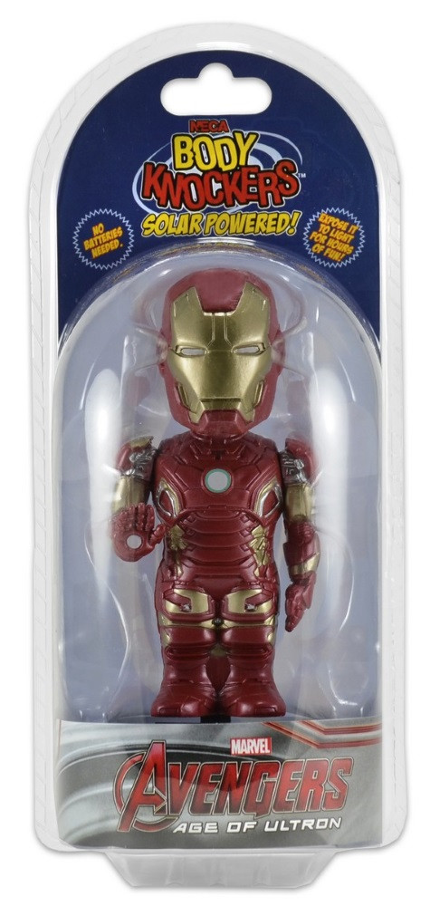 Фигурка NECA Avengers Age of Ultron: Body Knockers – Iron Man – на солнечной батарее (15 см)