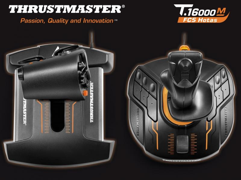  Thrustmaster T-16000M FCS Hotas +  TWCS  PC