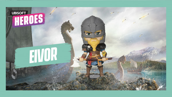Фигурка Ubisoft Heroes Assassins Creed: Вальгалла – Eivor Male Ubisoft Heroes (10 см)