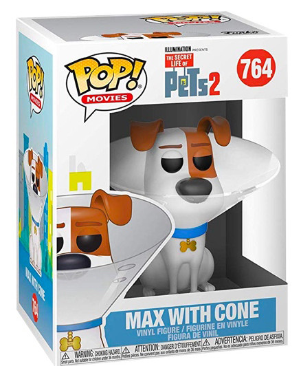 Фигурка Funko POP Movies: The Secret Life of Pets 2 – Max With Cone (9,5 см)