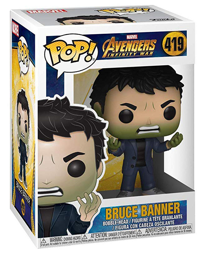  Funko POP Marvel: Avengers Infinity War  Bruce Banner Bobble-Head (9,5 )