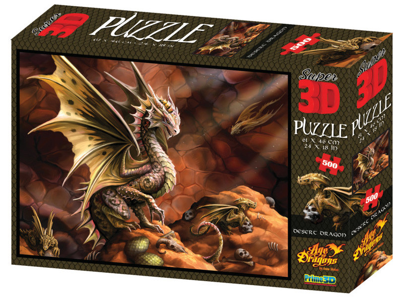 Super 3D Puzzle: Дракон пустыни