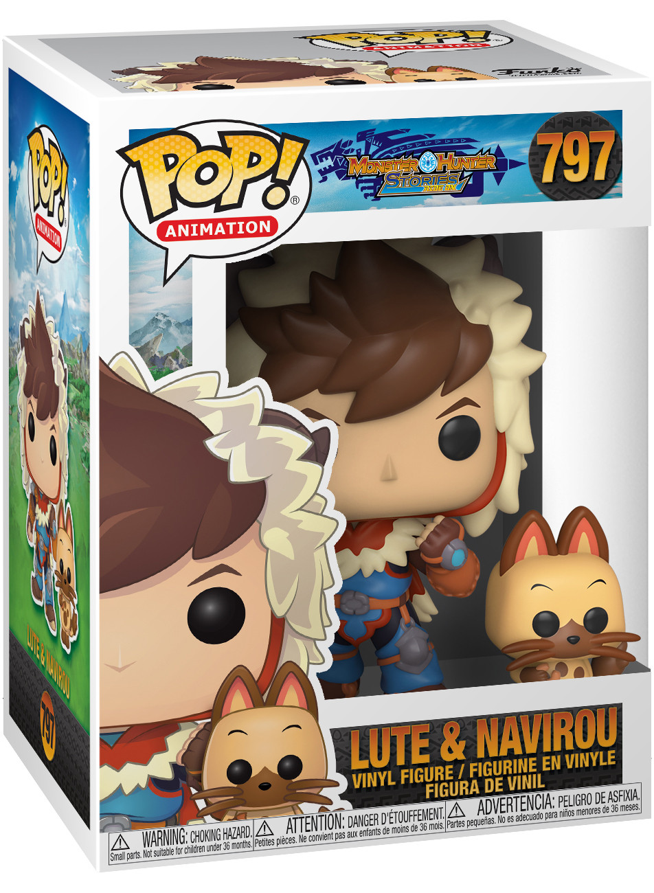 Фигурка Funko POP Animation: Monster Hunter – Stories Lute & Navirou (9,5 см)