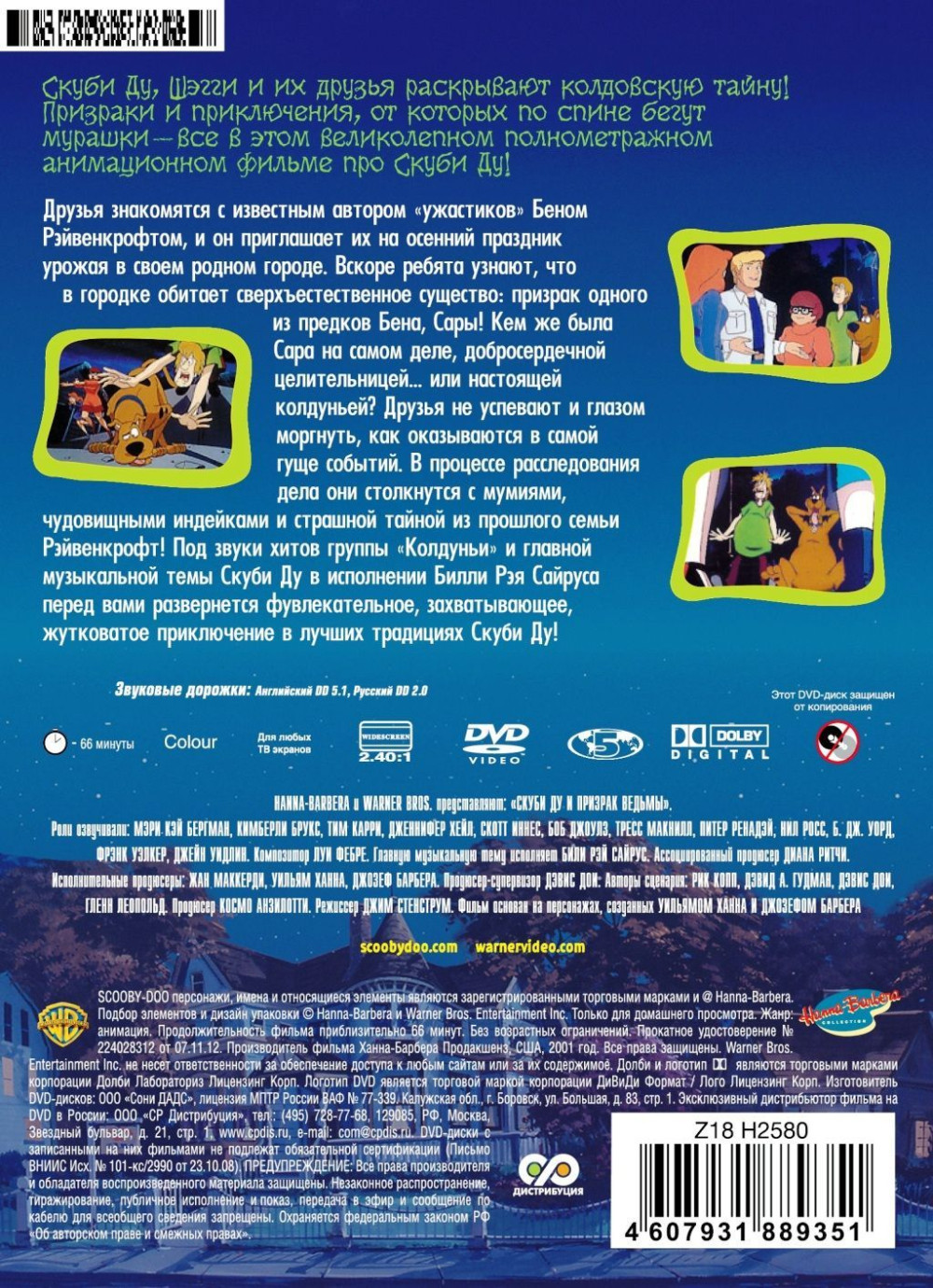 Скуби-Ду и призрак ведьмы (DVD)