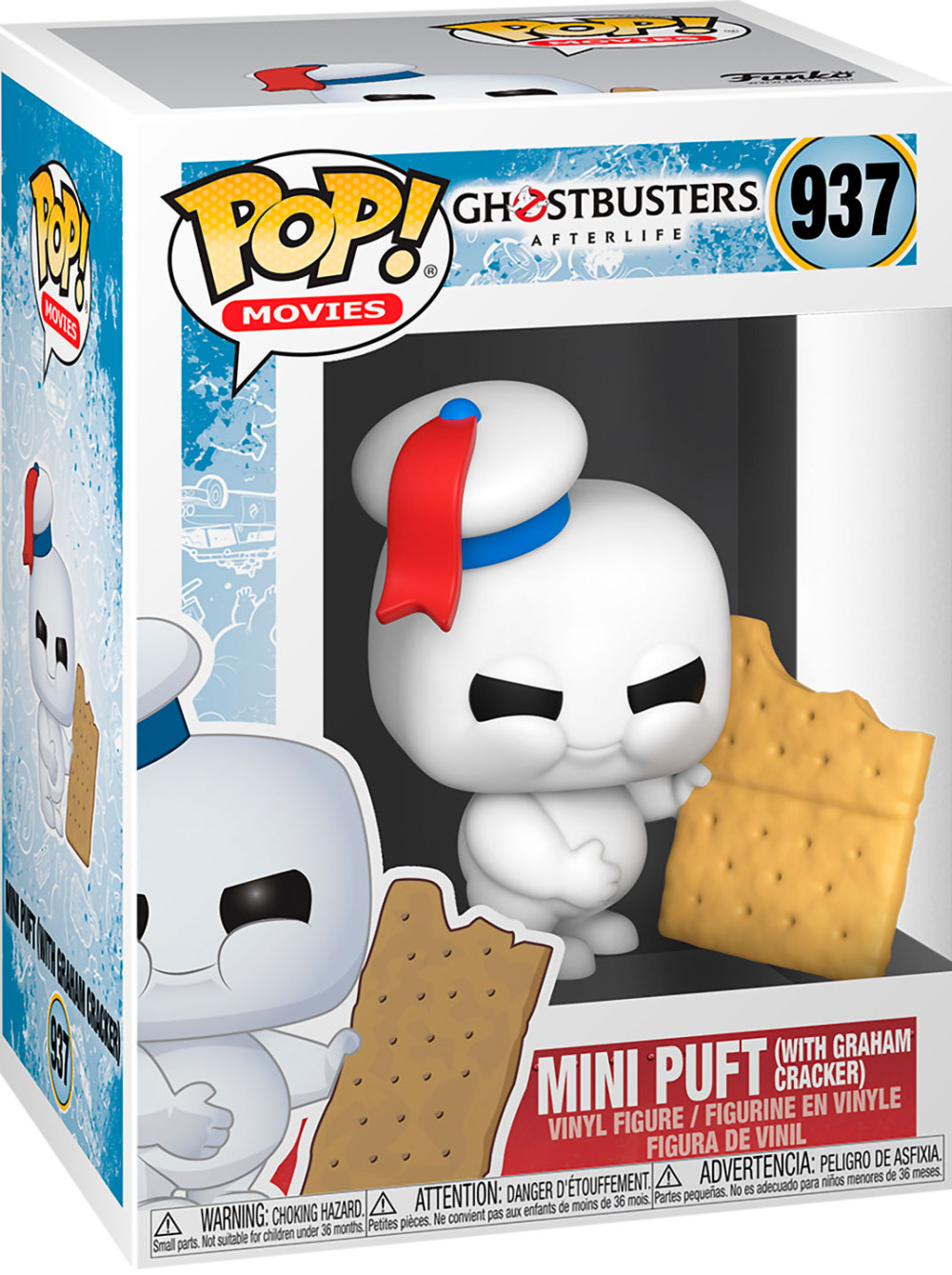 Фигурка Funko POP Movies: Ghostbusters Afterlife – Mini Puft With Graham Cracker (9,5 см)