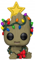  Funko POP Marvel: Holiday  Groot Bobble-Head (9,5 )
