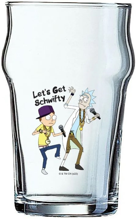 Набор бокалов Rick And Morty: Пейл-эль – Пора швифтануться, 2 шт (570 мл, стекло)