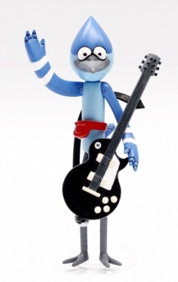  Regular Show Mordecai Guitar and Fanny pack (8 )