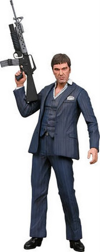  Scarface Blue Suit Action fig. with sound (46 ) 