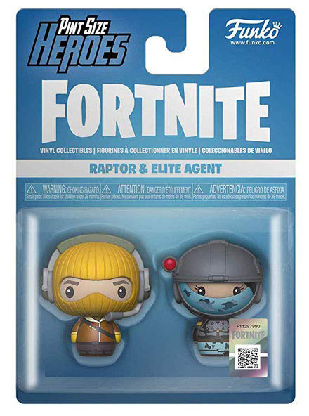  Funko Pint Size Heroes: Fortnite  Raptor + Elite Agent (2-Pack)