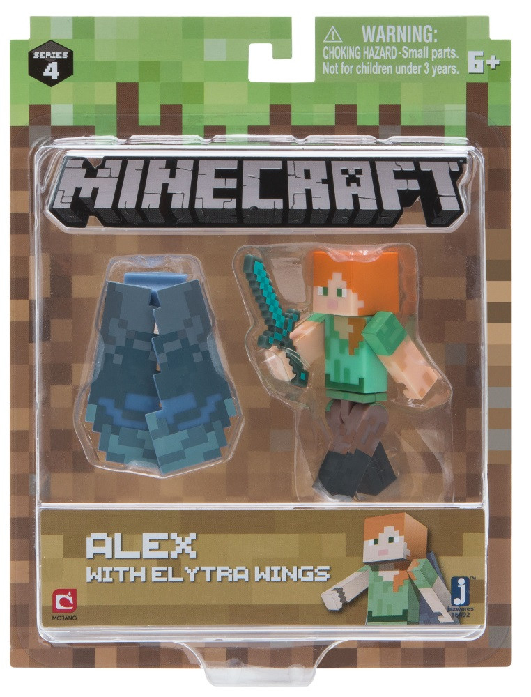  Minecraft: Alex With Elytra Wings (8 )