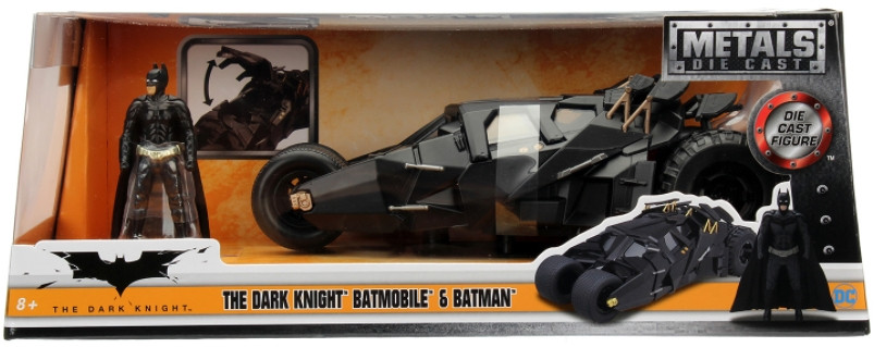  The Dark Knight Batmobile + Batman Figure