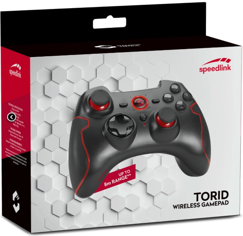 ������� Speedlink Torid Gamepad Wireless ������������ ��� PC / PS3 (SL-6576-BK-02)