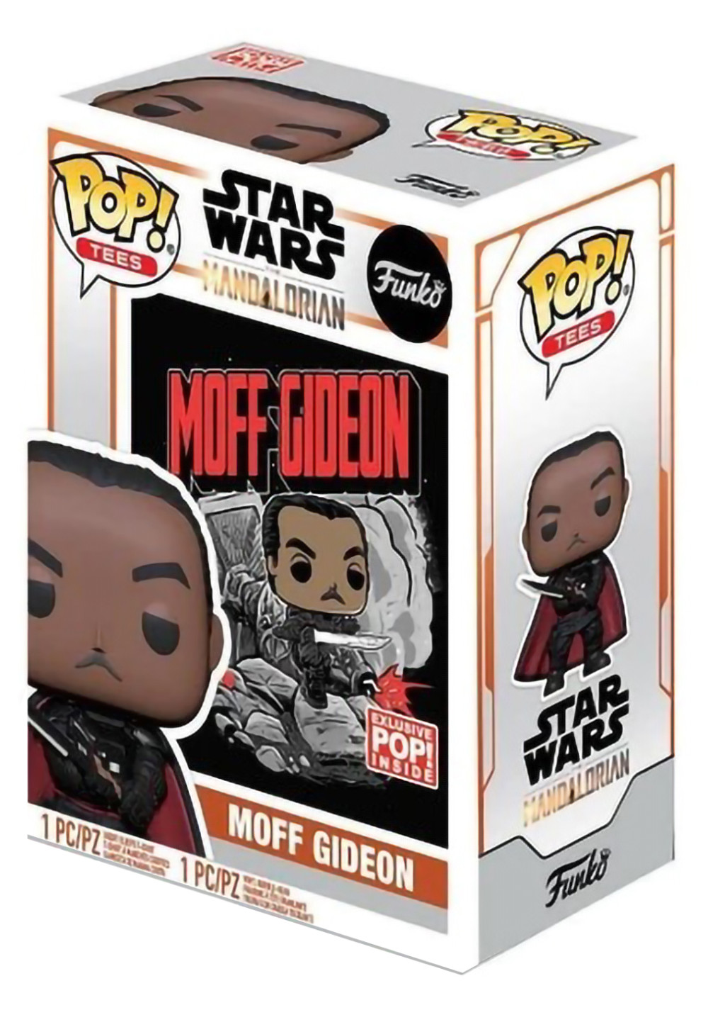 Набор Футболка + Фигурка Funko Pop Tees: Star Wars The Mandalorian – Moff Gideon